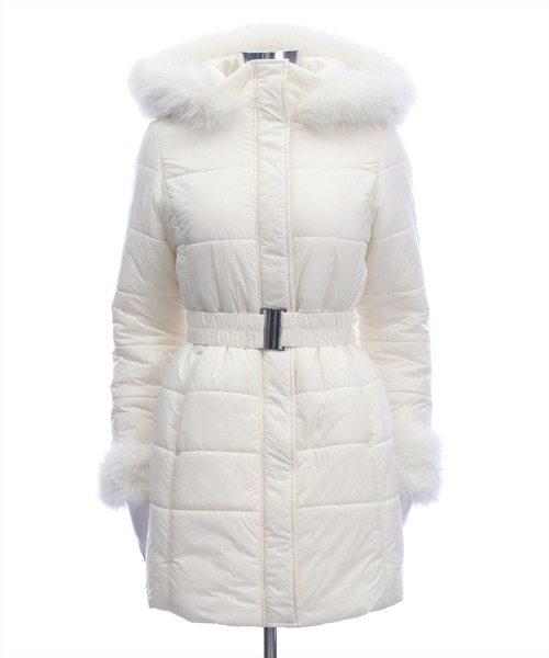 セール】ベルト付きミドル丈中綿ダウン［大人 カジュアル 着回し力抜群