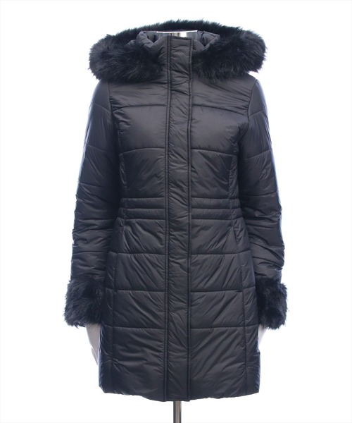 clear（クリア）の「ベルト付きミドル丈中綿ダウン［大人 カジュアル 着回し力抜群］（ダウンジャケット/コート・レディース・アイボリー/ブラック・F）」の22枚目の写真