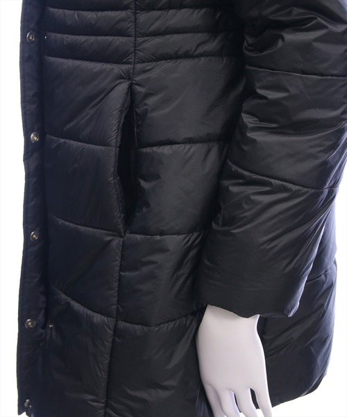 clear（クリア）の「ベルト付きミドル丈中綿ダウン［大人 カジュアル 着回し力抜群］（ダウンジャケット/コート・レディース・アイボリー/ブラック・F）」の19枚目の写真