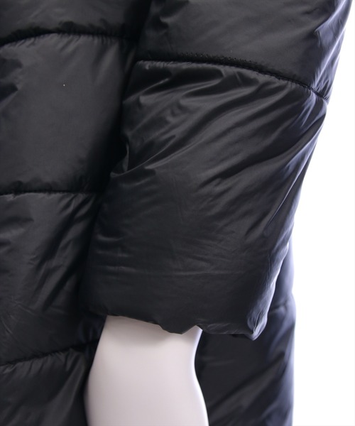 clear（クリア）の「ベルト付きミドル丈中綿ダウン［大人 カジュアル 着回し力抜群］（ダウンジャケット/コート・レディース・アイボリー/ブラック・F）」の20枚目の写真