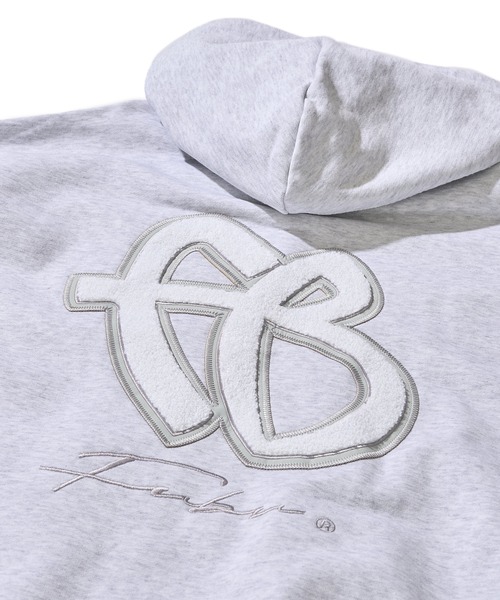 FUBU( フブ)の「【FUBU/フブ】ブランドロゴ刺繍 ジップアップパーカー(パーカー・メンズ・グレー/ブラック・MEDIUM/LARGE/X-LARGE)」の9枚目の写真