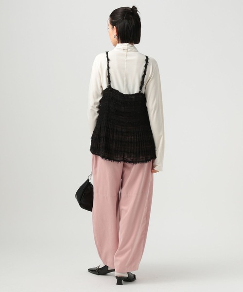 BAYFLOW（ベイフロー）の「プリーツキャミビスチェ（キャミソール・レディース・ブラック/オフホワイト・FREE）」の18枚目の写真