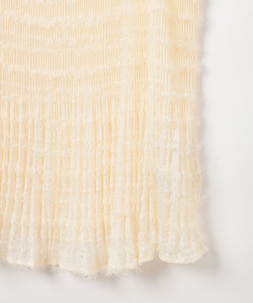 BAYFLOW（ベイフロー）の「プリーツキャミビスチェ（キャミソール・レディース・ブラック/オフホワイト・FREE）」の14枚目の写真