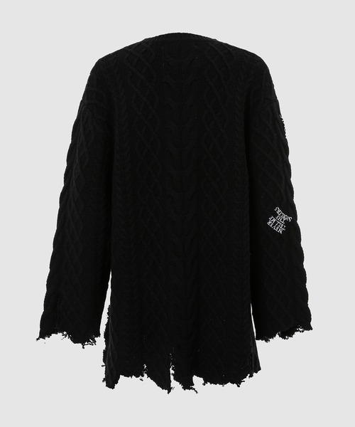 DAIRIKU（ダイリク）の「"TATTOO" Embroidery Cable Knit（ニット/セーター・メンズ・ブラック/ネイビー・L）」の13枚目の写真