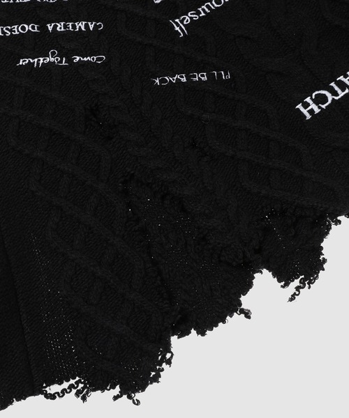 DAIRIKU（ダイリク）の「"TATTOO" Embroidery Cable Knit（ニット/セーター・メンズ・ブラック/ネイビー・L）」の16枚目の写真