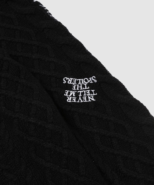 DAIRIKU（ダイリク）の「"TATTOO" Embroidery Cable Knit（ニット/セーター・メンズ・ブラック/ネイビー・L）」の17枚目の写真