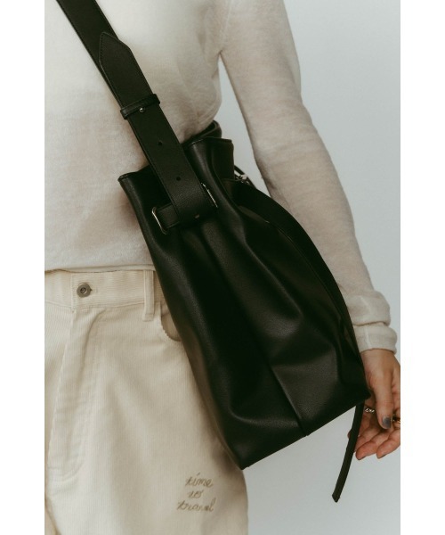 belted leather big bag（ボストンバッグ）｜Knuth Marf 