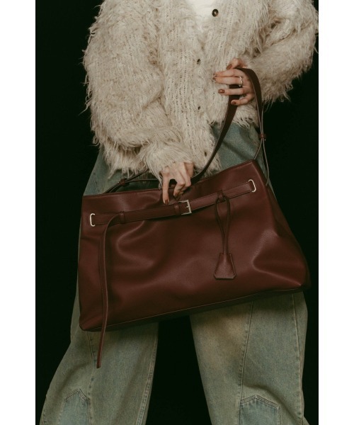 Knuth Marf（クヌースマーフ）の「belted leather big bag（ボストン 