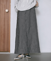 Firsthand | Firsthand/ファーストハンド フラワー刺繍 Iライン イージースカート(スカート)