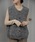 lawgy�i���E�W�[�j�́ufluffy mix wood like button knit vest / �t���b�t�B�[�~�b�N�X�E�b�h���C�N�{�^���j�b�g�x�X�g�i�x�X�g�j�v�b�O���[