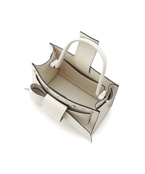 新品未使用　フレイ アイディー　FRAY I.Dバックルフラットパンプス ルエル】ビジューリボンミドルバッグ（ハンドバッグ）｜FRAY I.D