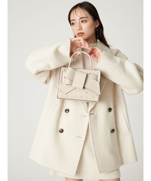 ルヴィ　4点セット　新品未使用アリ LILY BROWN ×ANNA SUI】バタフライミラーチャーム付きバッグ(バッグ