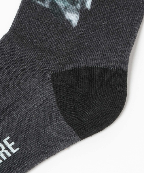 HARE（ハレ）の「ディレクションフラワーソックス(HARE)（ソックス/靴下・メンズ・ブラック・FREE）」の7枚目の写真