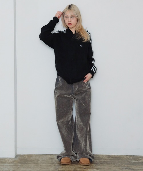 adidas（アディダス）の「【WEB限定】adidas / KNIT A15 / SST トラックトップ ニット / KD9395 [手洗い可]（ニット/セーター・レディース・その他・MEDIUM）」の3枚目の写真