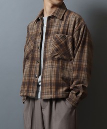 Heavyweight Flannel CPO Shirt/ヘビーネルCPOチェックシャツ 長袖シャツ ネルシャツ シャツジャケット メンズ