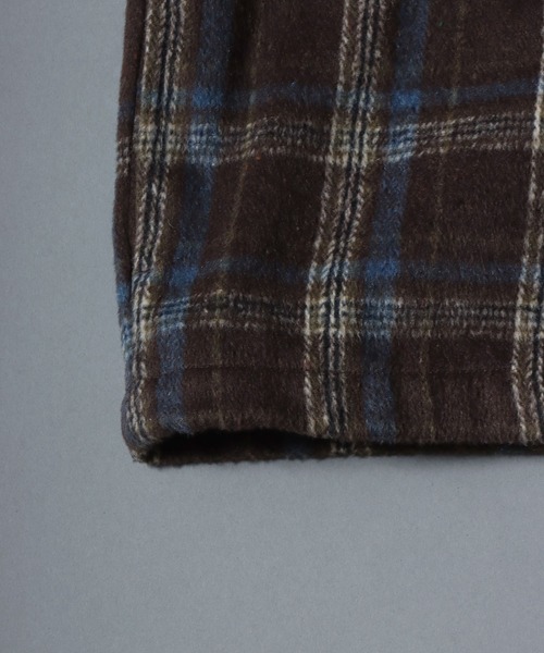 ANPAS(アンパス)の「Heavyweight Flannel CPO Shirt/ヘビーネルCPOチェックシャツ 長袖シャツ ネルシャツ シャツジャケット メンズ(シャツ/ブラウス・メンズ・ベージュ/ブラウン/ブラック・L/M)」の16枚目の写真
