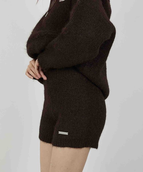 led.tokyo（レッドトウキョウ）の「【led.tokyo】KNIT MINI BOTTOM/ニットミニボトム（その他パンツ・レディース・グレー/ブラウン・FREE）」の10枚目の写真