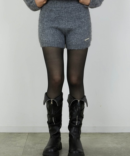 led.tokyo（レッドトウキョウ）の「【led.tokyo】KNIT MINI BOTTOM/ニットミニボトム（その他パンツ・レディース・グレー/ブラウン・FREE）」の14枚目の写真