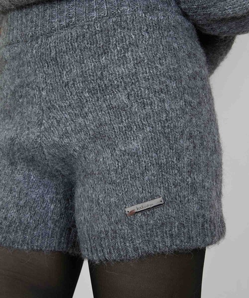 led.tokyo（レッドトウキョウ）の「【led.tokyo】KNIT MINI BOTTOM/ニットミニボトム（その他パンツ・レディース・グレー/ブラウン・FREE）」の6枚目の写真
