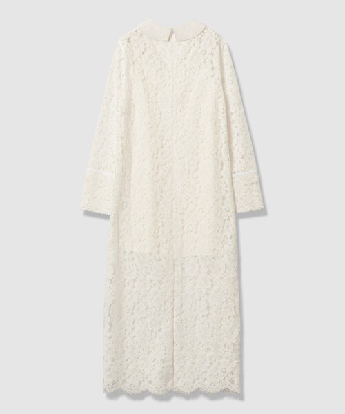 LOULOU WILLOUGHBY】パールネックレースワンピース（ワンピース
