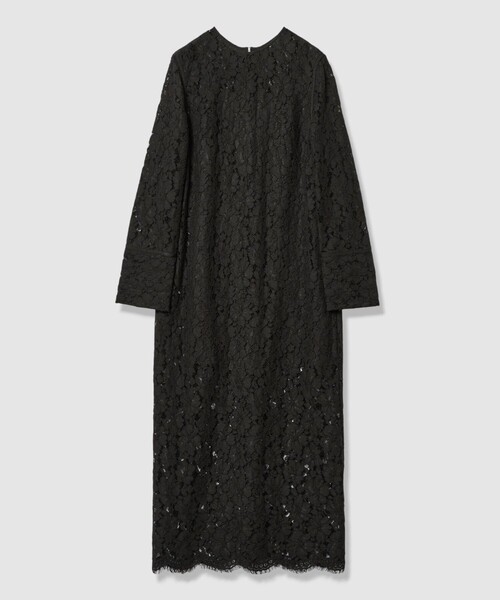 LOULOU WILLOUGHBY】パールネックレースワンピース（ワンピース