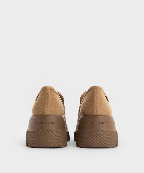 CHARLES & KEITH(チャールズ & キース)の「Leoi レオイ プラットフォーム ペニーローファー(ローファー・レディース・ブラウン系その他/ブラック系その他7/ダークブラウン・23cm/23.5cm/24.5cm/25cm/25.5cm/22.5cm)」の8枚目の写真