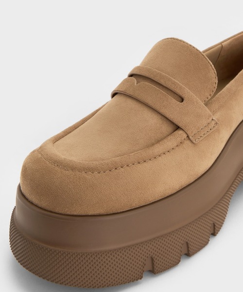 CHARLES & KEITH(チャールズ & キース)の「Leoi レオイ プラットフォーム ペニーローファー(ローファー・レディース・ブラウン系その他/ブラック系その他7/ダークブラウン・23cm/23.5cm/24.5cm/25cm/25.5cm/22.5cm)」の21枚目の写真