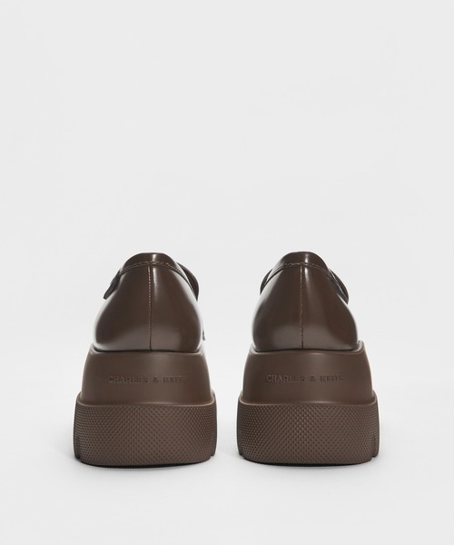 CHARLES & KEITH(チャールズ & キース)の「Leoi レオイ プラットフォーム ペニーローファー(ローファー・レディース・ブラウン系その他/ブラック系その他7/ダークブラウン・23cm/23.5cm/24.5cm/25cm/25.5cm/22.5cm)」の20枚目の写真