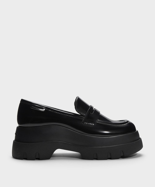 CHARLES & KEITH(チャールズ & キース)の「Leoi レオイ プラットフォーム ペニーローファー(ローファー・レディース・ブラウン系その他/ブラック系その他7/ダークブラウン・23cm/23.5cm/24.5cm/25cm/25.5cm/22.5cm)」の12枚目の写真