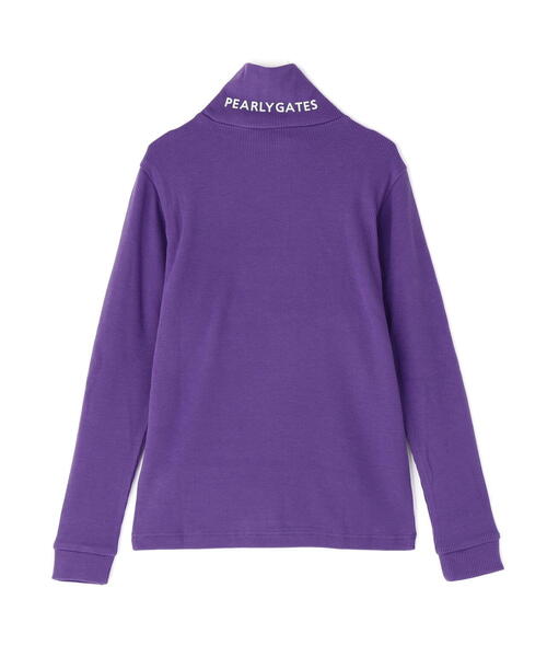PEARLY GATES（パーリーゲイツ）の「【PEARLY GATES】セルヒートリブフェイス長袖モックネックカットー（Tシャツ/カットソー・レディース・ホワイト/パープル/ネイビー・SMALL/MEDIUM/LARGE）」の20枚目の写真