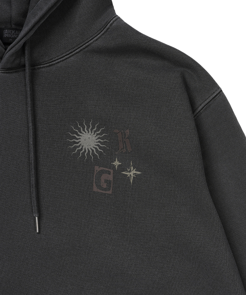 GAKKAI UNIONS(ガッカイユニオンズ)の「ループピグメントフードティチャコール(パーカー・レディース・その他・SMALL/MEDIUM/LARGE/X-LARGE)」の5枚目の写真