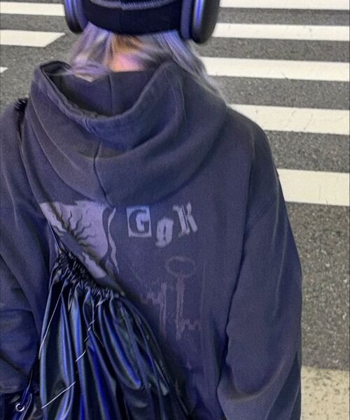 GAKKAI UNIONS(ガッカイユニオンズ)の「ループピグメントフードティチャコール(パーカー・レディース・その他・SMALL/MEDIUM/LARGE/X-LARGE)」の15枚目の写真