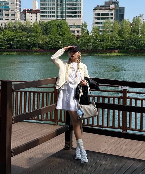 Miseki SEOUL(ミセキソウル)の「ポケットシャツワンピース ホワイト(ワンピース・レディース・その他・1/2)」の7枚目の写真