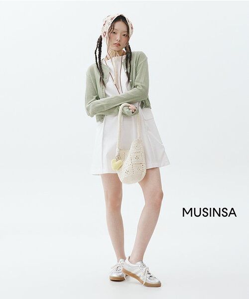 Miseki SEOUL(ミセキソウル)の「ポケットシャツワンピース ホワイト(ワンピース・レディース・その他・1/2)」の9枚目の写真