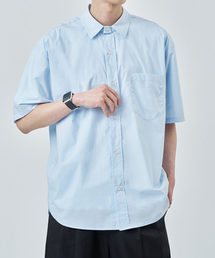 PYEON MA（ピョンマ）の「隠しボタンシャツ（スカイブルー）（シャツ/ブラウス）」