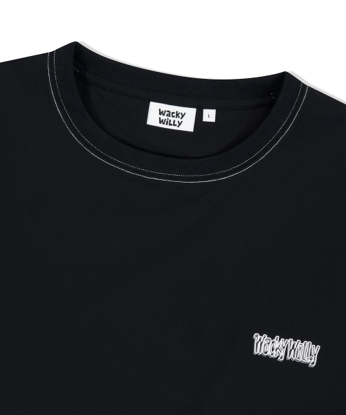 Wacky WiLLy(ワッキーウィリー)の「ワキタイポ化繊半袖Tシャツブラック(Tシャツ/カットソー・レディース・その他・LARGE/X-LARGE/SMALL/MEDIUM)」の4枚目の写真