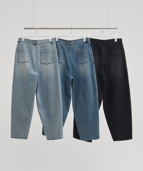 XERO（ゼロ）の「ブラシウォッシュバルーンデニムパンツ（デニムパンツ・レディース・ブラック/グレイッシュブルー/ダークインディゴブルー・MEDIUM/LARGE/X-LARGE）」の5枚目の写真