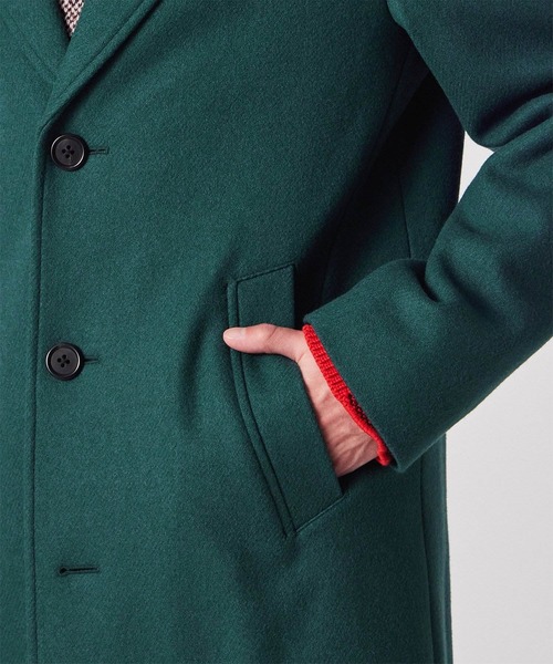 ブラッシュドメルトンツイル チェスターコート / 252114 986U