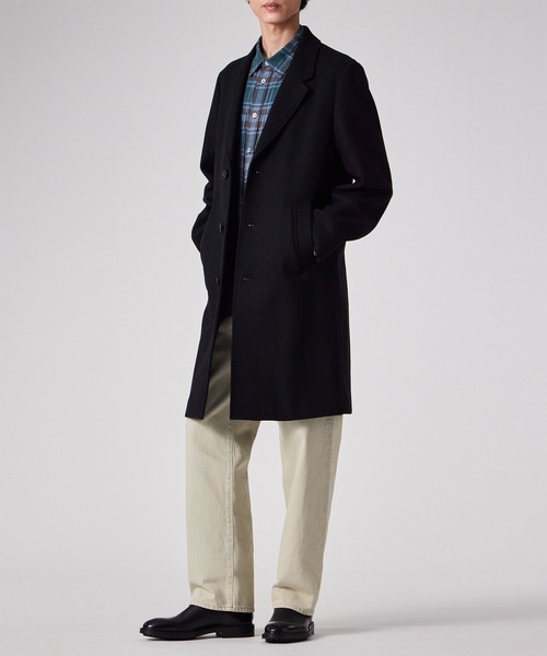 ブラッシュドメルトンツイル チェスターコート / 252114 986U