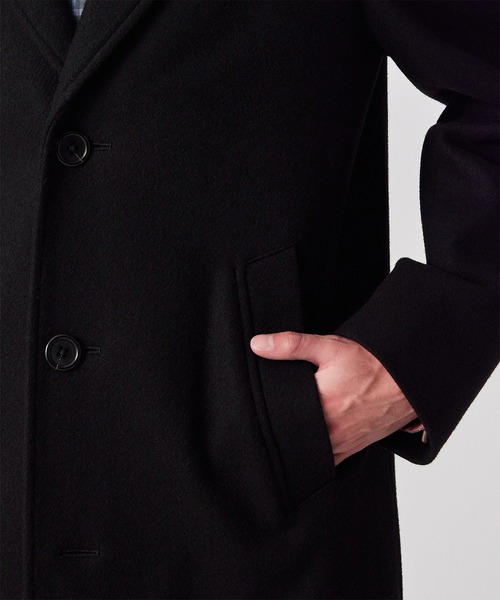 ブラッシュドメルトンツイル チェスターコート / 252114 986U