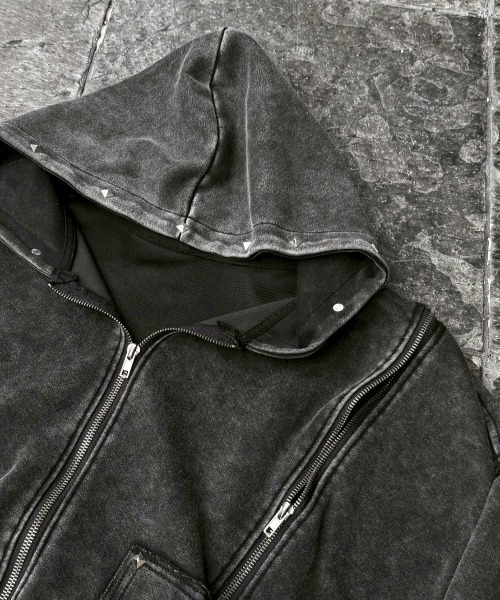 ザ・トレンド 1988 UPU 受注制【Never mind the XU】damage zip hoodie (3color) | OUR BRAND