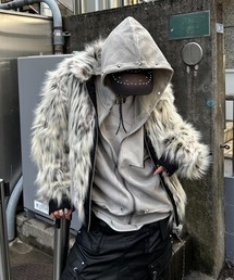 XU（エックスユー）の「【Never mind the XU】studs washing zip up hoodie / 【ネバーマインド ザ エックスユー】スタッズウォッシングジップパーカー（パーカー）」