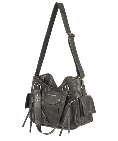 IUGAMAKARAS(イウガマカラス)の「Studded Leather Shoulder Bag (Silver)(ショルダーバッグ・レディース・その他・FREE)」の18枚目の写真