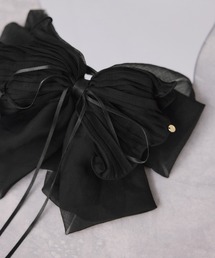 VIS（ビス）の「レイヤードリボンバンス（バレッタ/ヘアクリップ）」