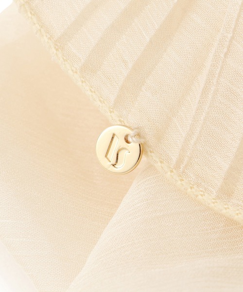 VIS（ビス）の「レイヤードリボンバンス（バレッタ/ヘアクリップ・レディース・ブラック/オフホワイト・FREE）」の9枚目の写真