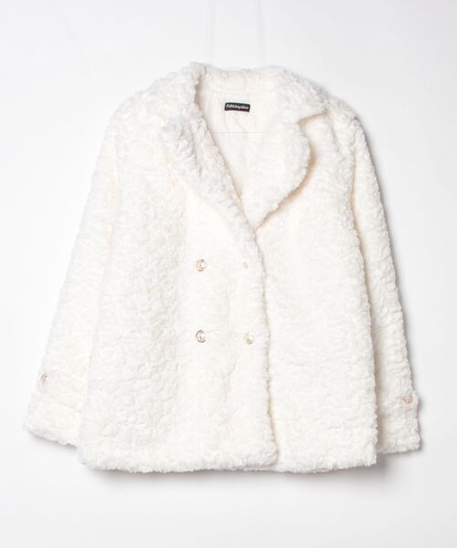 FUNdaysion(ファンデイション)の「キルティングファーコート(その他アウター・レディース・ブラック/アイボリー・M)」の18枚目の写真