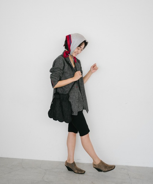 THEATRE PRODUCTS(シアタープロダクツ)の「キルティングエンブロイダリーショルダーバッグ(ショルダーバッグ・レディース・ホワイト/ブラック・FREE)」の16枚目の写真