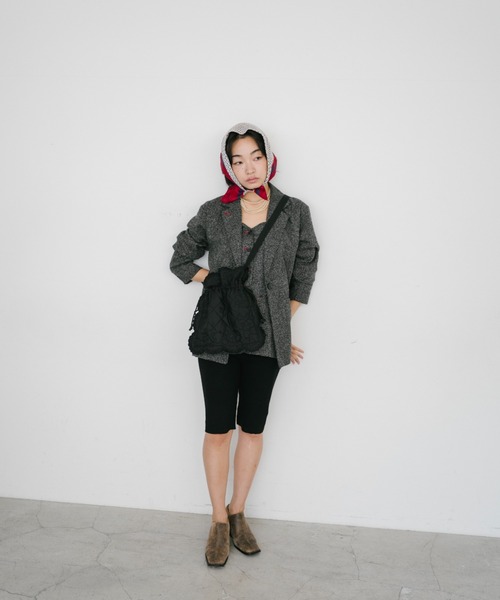 THEATRE PRODUCTS(シアタープロダクツ)の「キルティングエンブロイダリーショルダーバッグ(ショルダーバッグ・レディース・ホワイト/ブラック・FREE)」の18枚目の写真