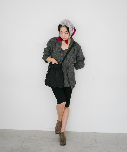 THEATRE PRODUCTS(シアタープロダクツ)の「キルティングエンブロイダリーショルダーバッグ(ショルダーバッグ・レディース・ホワイト/ブラック・FREE)」の19枚目の写真