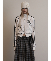 SETUP-EXE（セットアップイーエックスイー）の「STAR SPORTY ZIP-UP / WHITE（ナイロンジャケット）」